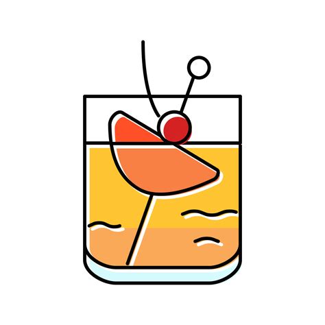 Whiskey Sour Cocktail Glass Drink Color Icon Vector Illustration 18998688 Vector Art At Vecteezy