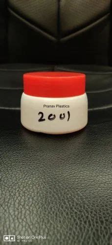 Pranav Plastics White Hair Gel Hdpe Jar Weight Standard Capacity