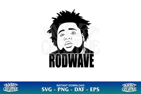 Rod Wave SVG Digital Clipart Gravectory