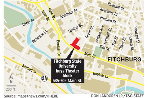 Fitchburg State University Campus Map