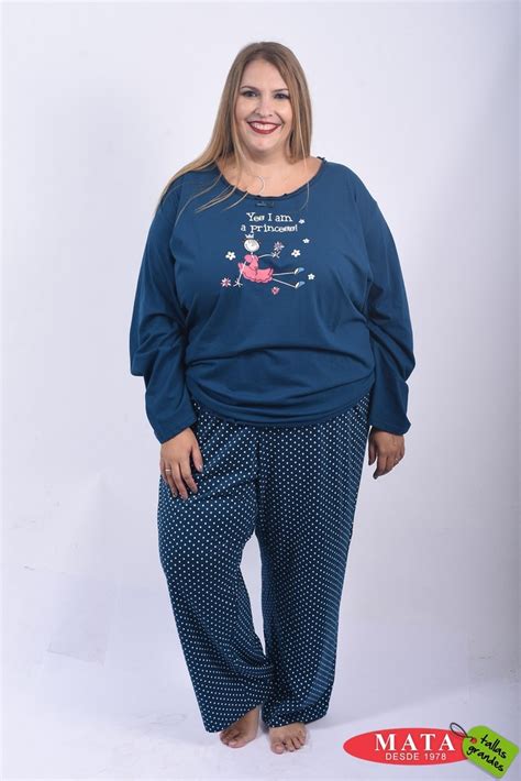 Pijama Mujer Tallas Grandes 22153 Ropa Mujer Tallas Grandes Ropa