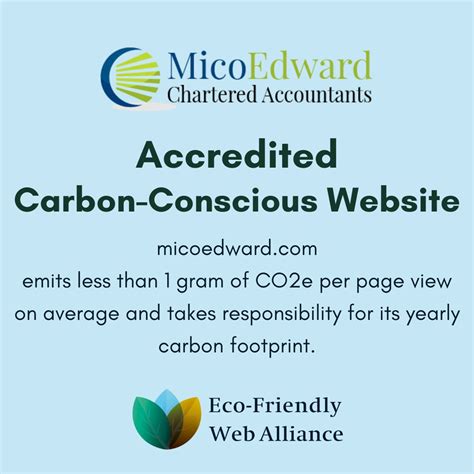 Mico Edward Accountants Is Leading The Way With A Carbon Conscious