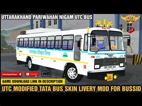 Uttarakhand Pariwahan Nigam Utc Modified Tata Star Bus Skin Livery Mod