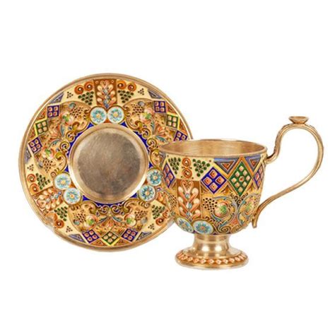 An Ornately Decorated Cup And Saucer