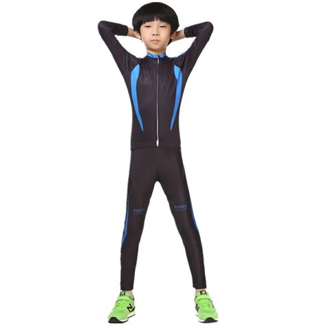 girls boys Kids Cycling Clothing Long sleeve Cycling Jersey Set for ...
