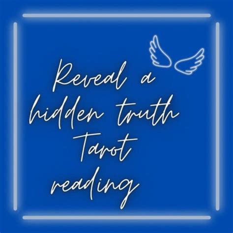 Reveal A Hidden Truth Tarot Reading Etsy Nel 2024