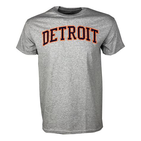 Detroit Tigers Men's Classic Road Jersey T-Shirt - Vintage Detroit ...