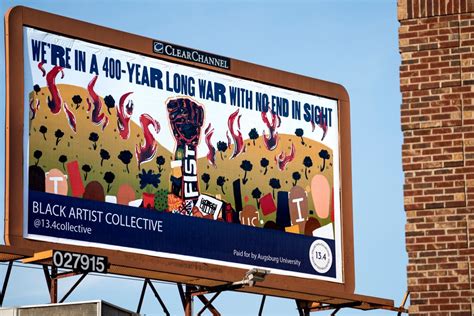 Billboards Across Twin Cities By Augsburg Alums Promote Call For Racial