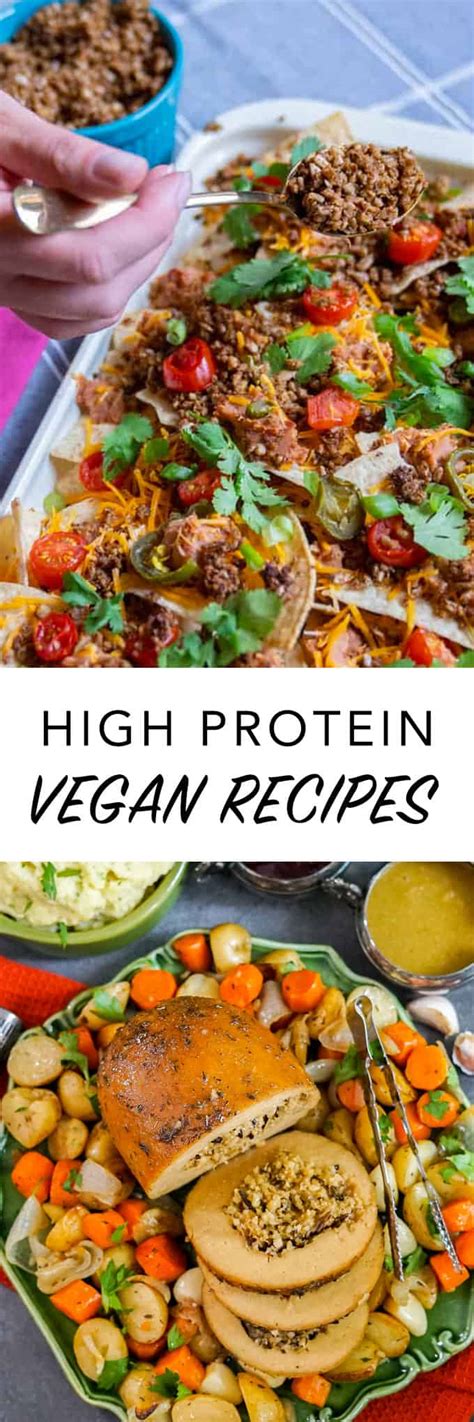 15+ High Protein Vegan Recipes - The Edgy Veg