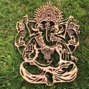 Cnc Ganesha Wall Art Dxf Svg Design Makerbhawan