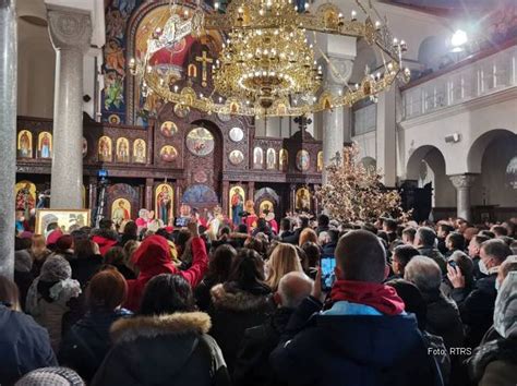 PATRIJARH PORFIRIJE STIGAO U HRAM HRISTA SPASITELJA U Banjaluci