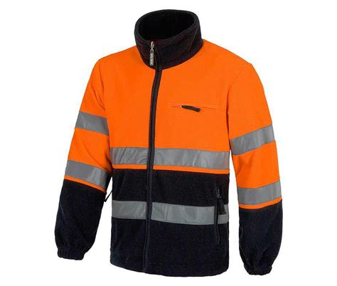 Chaqueta Polar Alta Visibilidad De Trabajo Reflectante Workteam Fr O