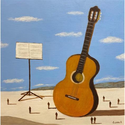 Painting Guitare classique by Lionnet Pascal Carré d artistes