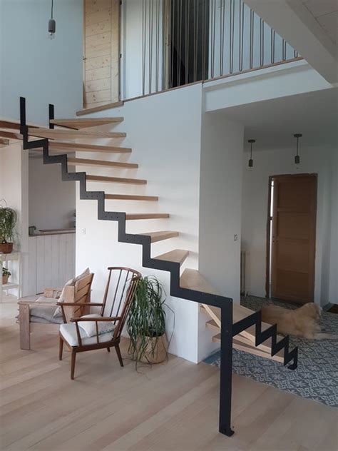 R Alisation Sur Mesure D Un Escalier Et Garde Corps Modernes Modern