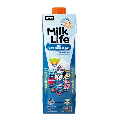 Susu Uht Milk Life Plain L Toko Elmanna