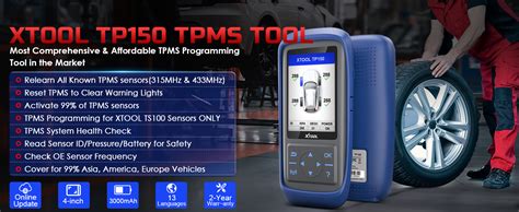 Amazon XTOOL TP150 TPMS Programming Tool Universal TPMS Relearn