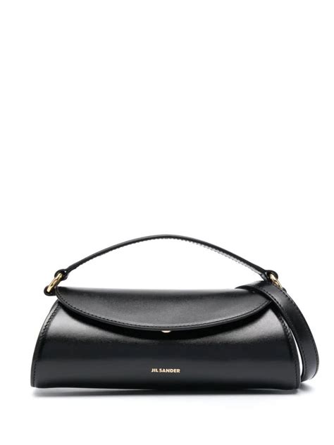 Jil Sander Black Cannolo Mini Bag Lyst