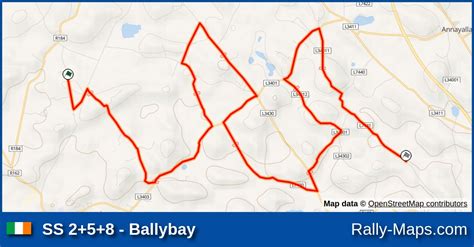 SS 2 5 8 Ballybay Stage Map Monaghan Stages Rally 2014 Rally