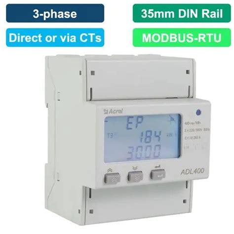 Acrel Adl Three Phase Din Rail Energy Meter Id Product