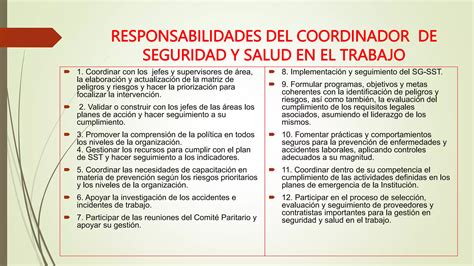 Roles Y Responsabilidades Sg Sst Pptx