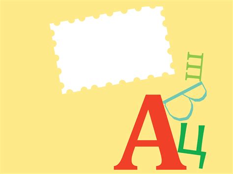 ABC Children Cards Backgrounds | Cartoon, Educational, Yellow Templates ...