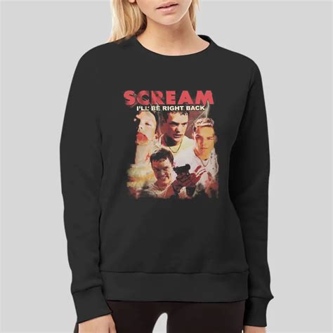 Ill Be Right Back Scream Movie Shirt | Hotter Tees