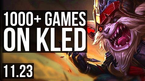 Kled Vs Heimer Top 4 4m Mastery Rank 6 Kled 1000 Games 6 2 7