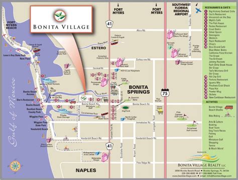 Bonita Village | About Bonita Springs - Map Of Bonita Springs And Naples Florida - Printable Maps