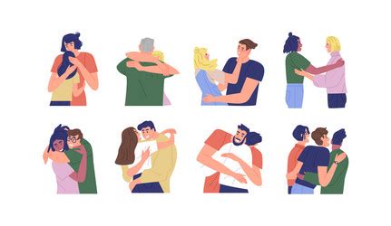 Group Hug Cartoon Vector Images (over 2,300)