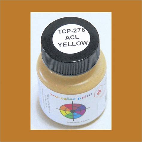 Atlantic Coast Line YELLOW 1 Oz Bottle Airbrush Ready