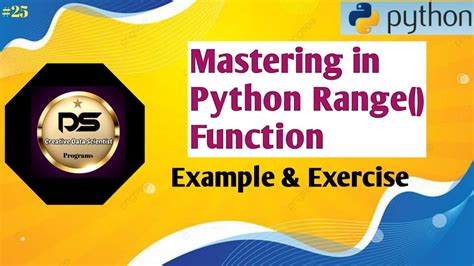 Range Function In Python 25 Python Range Function Python Basic To