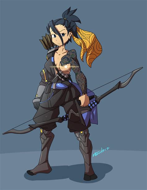 Female Hanzo By Fbende On Deviantart