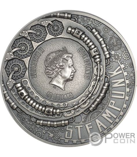 STEAMPUNK 3 Oz Silber Münze 20 Cook Islands 2020