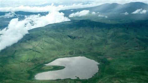 Aerial View Of Ngorongoro Crater In The Ngorongoro Conservation Area