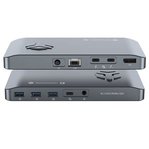 Buy Thunderbolt Dock With Dual M Enclosure Yottamaster Thunderbolt