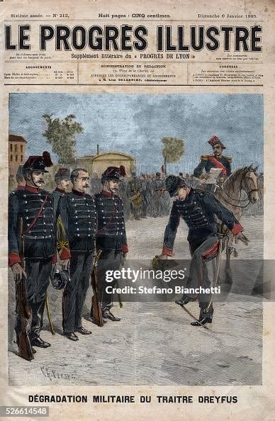 The Dreyfus Affair Degradation Of Alfred Dreyfus An Officer Is Photo Dactualité Getty