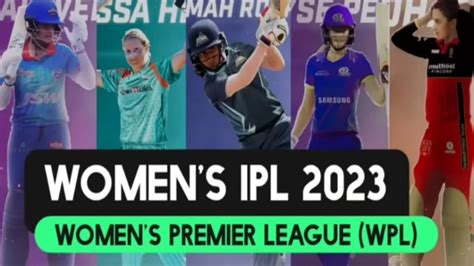 Women S IPL Schedule 2023 Fixtures Squad Player List