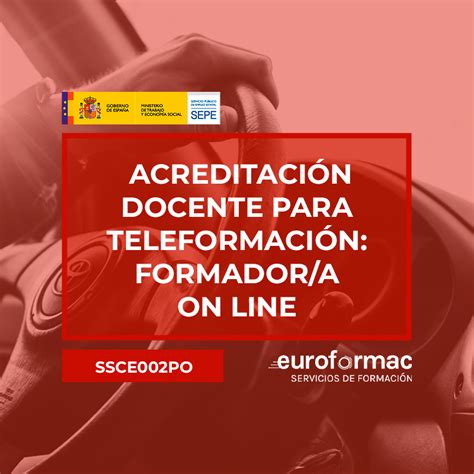 Curso Gratuito De Ssce Po Acreditaci N Docente Para Teleformaci N