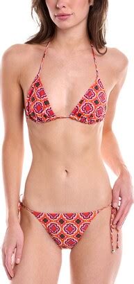 Etro Pc Triangle Bikini Set Shopstyle Two Piece Swimsuits