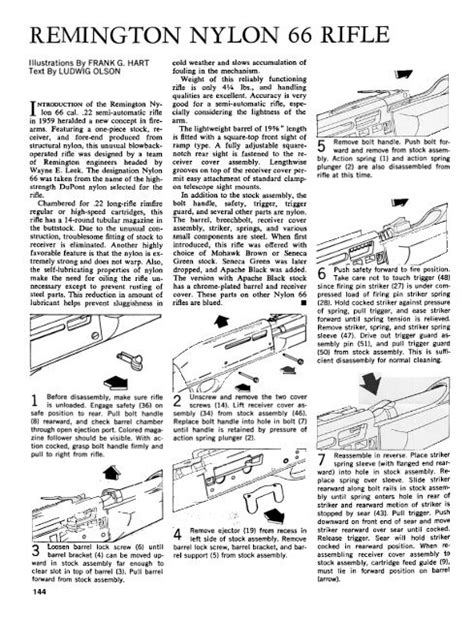 Remington Nylon 66 Diagram