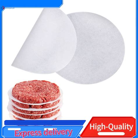 500pcs Hamburger Patty Paper 45in Non Stick Wax Papers Round