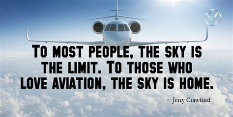 An Airplane Flying In The Sky With A Quote From Henry Campbell About To