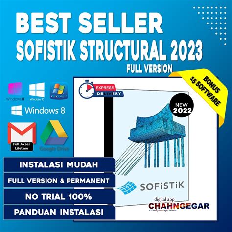 Jual Sofistik Structural Desktop 2023 Full Version Software Design 3D