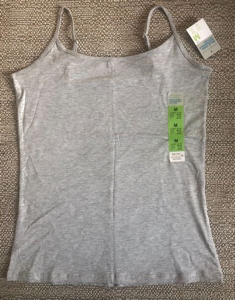 Primark Womens Ladies Plain Stretch Cami Vest Top Strap Girls Size 4 24