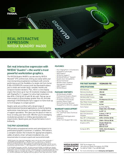 Nvidia Quadro M4000