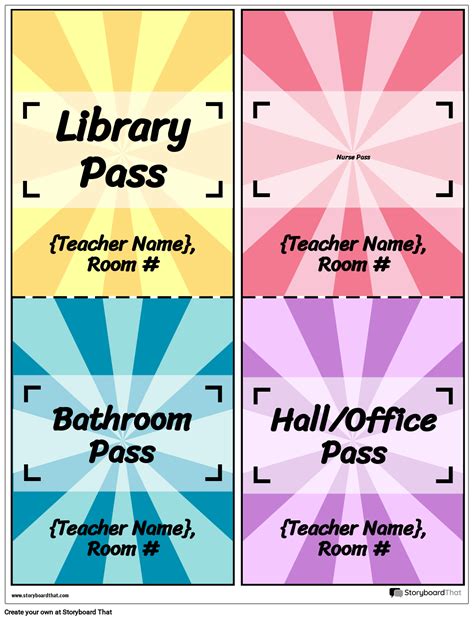 Pass Hall Storyboard Per It Examples