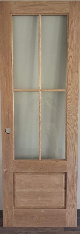 Four Lite White Oak Shaker Door - ContourDoors