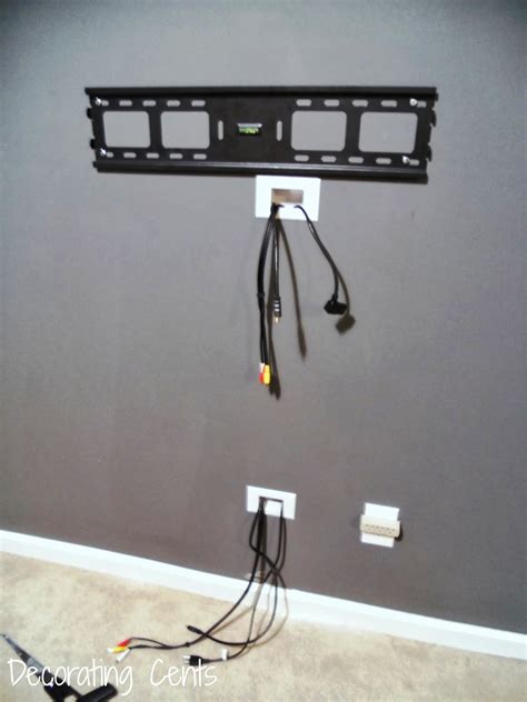 How To Wall Mount A Tv And Hide The Wiring