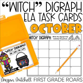 October ELA Task Card Activities Centers Scoot Fast Finishers Or