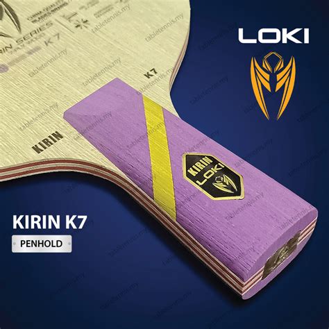 Loki Kirin K All Wood Table Tennis Blade Paddle Bat Raket Ping Pong